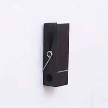 1pc Black Wooden Oversized Towel Rack, Can Be Used To Store Towels, Clothes And Rags, Minimalist Premium Design, No Drilling Adhesive, INS Style, Entryway Wall Decor, Clothing And Key Storage, Suitable For Multiple Scenarios - Multicolor - View 7