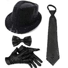 D EXCEED 1/4/5 Pcs 70s 80s Disco And Y2K Style Sequin Gloves, Unisex – Perfect For Retro Cosplay, Disco Themed Parties, And Y2K Rave Parties - Multicolor - View 28