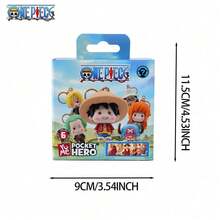 TOEI ANIMATION 1 móc khóa chính hãng, hộp bí ẩn nhân vật hoạt hình ngẫu nhiên, móc khóa bất ngờ dễ thương, móc chìa khóa xe hơi, mặt dây chuyền ba lô, trang trí phòng sáng tạo, đồ sưu tầm, quà Giáng sinh, Halloween, sinh nhật cho gia đình và bạn bè - Nhiều màu - Xem 2
