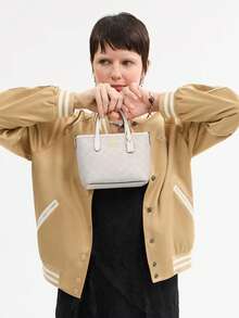 Coach Women's City Mini 15-Inch Crossbody Handbag With Detachable Wide Strap - White - View 4