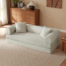 Sofas & Couches - Beige + Foam + 3 Seat - View 9