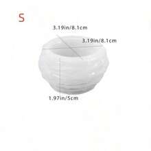 Khuôn đất sét tự làm hình tổ chim bất đối xứng, khuôn làm cốc nến bằng nhựa, khuôn silicon đựng trang sức hình tổ chim nhỏ và lớn. - khuôn silicon - Xem 9