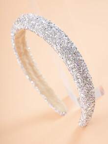1pc Women's Rhinestone Star Headband, Fashionable Fully Studded Hair Accessory, Suitable For Daily Wear Or Parties Hair Band Hair Hoop,Summer,Holiday,Travel - Multicolor - View 11