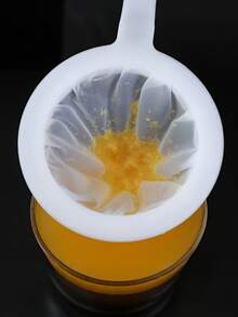 Filtros de malla fina de alta calidad, adecuados para elaboración casera de cerveza, coladores de cocina premium, se pueden usar para filtrar vino, té, leche de soja, productos horneados, filtros de cocina, filtros de malla fina, filtros de alimentos, filtros de jugo y harina, té, jugo, harina, filtros de leche de soja, artículos de cocina - Multicolor - Ver 7