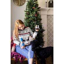 Pearhead Holiday Spirits Dog Toy Set Spirits Themed Plush Dog Toys Squeaky Dog Toys Set of 3 - como en la foto - Ver 2