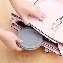 3pcs Foldable Silicone Camping Bowl With Lid, Lunch Box, Salad Bowl, Expandable Food Storage Container, Bento Box, High-Quality Food Container For Travel, Camping, Office, Kitchen Utensils, Collapsible Bowl, Leak-Proof Food Container, Suitable For Home, School, Office, Travel, Outdoor Picnic, School Supplies - Multicolor - View 5
