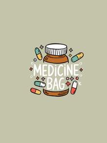 印有十字架和字母的医疗包'Medicane Bag'，便携式极简主义药盒，带3个隔层的药品收纳盒，适合家庭和旅行，便携式旅行迷你药盒，防水防潮药盒，适合存放药丸和其他小物件。 - 多色 - 查看 15