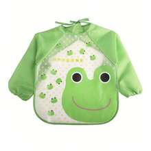 1/6 piezas Delantal impermeable de manga larga para niños, adecuado para ropa de pintura infantil, delantal de artista, suministros de arte para niños pequeños, delantal infantil, delantal infantil, delantal infantil, delantal de pintura infantil - Multicolor - Ver 9