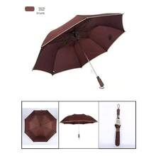 Paraguas unisex extragrande, plegable, semiautomático y de doble uso, ideal tanto para días soleados como lluviosos. - ROJO - Ver 9