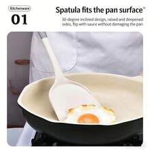 Muỗng xới silicon, bộ muỗng xới silicon chống dính chuyên dụng, muỗng xới silicon chịu nhiệt dùng trong nấu ăn tại nhà. - Nhiều màu - Xem 7