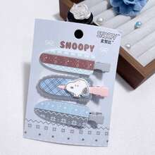 SNOOPY 1 bộ/3 chiếc kẹp tóc hoạt hình, kẹp tóc mái dễ thương, kẹp viền tóc, quà tặng sinh nhật học sinh, quà tặng ngày Valentine, quà tặng năm mới hoàn hảo. - Nhiều màu - Xem 8