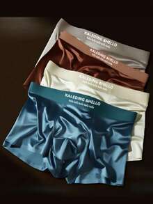 Men's Boxer Briefs Set Of 4 Pieces, Cool Touch, Ice Silk, Comfortable, Seamless, Breathable, Satin, Cool Touch, Comfortable, Breathable, High Elasticity, 4 Units, Super Comfortable, Cool Touch, Lightweight, Quick Drying. Men's Satin Boxer Briefs Set Of 4 Pieces, Cool Touch, Premium, Ultra Soft, Breathable. Set Of 4 Men's Boxer Briefs, Cheap, Comfortable, Cool Touch, Elastic, Premium Quality, Comfortable, Breathable, High Elasticity, Cool Touch, Quick Drying, Seamless, Lightweight. - 4 lõi mistas - Xem 1