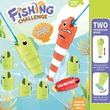 2pcs Telescopic Fishing Toy, Early Educational Puzzle Game For Boys And Girls - Multicolor - View 6