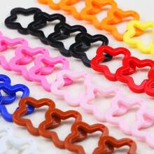 20 pezzi di perle acriliche, perle sciolte a forma di stella a cinque punte vuota, per la realizzazione di gioielli fai-da-te, forniture per artigianato - Fai da te - Visualizzare 4