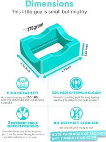 New Silicone Non-Slip Cup Holder Anti-Scald Mug Stand Cup Bracke - Multicolor - View 5