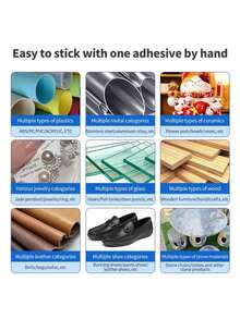 30g Multi-Purpose Super Glue, Universal Super Fast Drying Adhesive, Suitable For Shoe Repair, Ceramic, Metal, Plastic, Wood Bonding And Furniture Repair, Back To School Essential - Multifunctional Glue - View 5