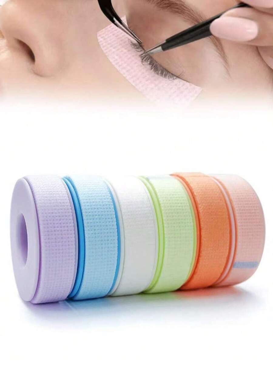 Eyelash Extension Isolation Tape, Made Of Non-Woven Fabric And Silicone, Compact Size, Individually Packaged, Breathable And Easy To Tear - 彩色 - 查看 1