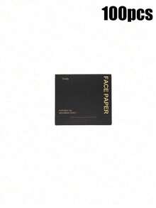 300片吸油面紙 + 方形粉撲 + 1面鏡子，吸油控油，清爽便攜式臉部吸油產品，可吸收臉部多餘油脂，適合男士、女士、初學者，護膚用品 - 黑色 - 查看 13