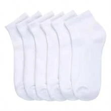 12 Pairs Cotton Cushion Ankle Socks Cotton Blend Athletic Sports Workout Running Socks Comfort Cozy Sweat-Absorbing Anti-Slip Comfy Value Pack - 腳踝白色 - 查看 2
