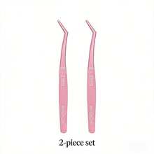 MIXIAOHE Anti-Stick Lash Tweezers, High Precision Gold Clip, Glue-Resistant Surface, Ideal For Beginners & Daily Makeup - Multicolor - View 8