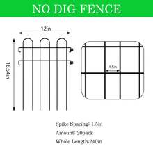 20-Pack Triple-Arched Anti-Dig Pet Fence – Barrier To Prevent Digging, Escape-Proof Garden Fencing For Dogs & Small Animals - 20 cái - Xem 4