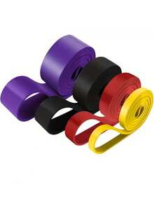 阻力带、引体向上辅助带、健身带、训练带、腿部阻力带、锻炼、肌肉训练、塑形、男女通用 - 彩色 - 查看 6