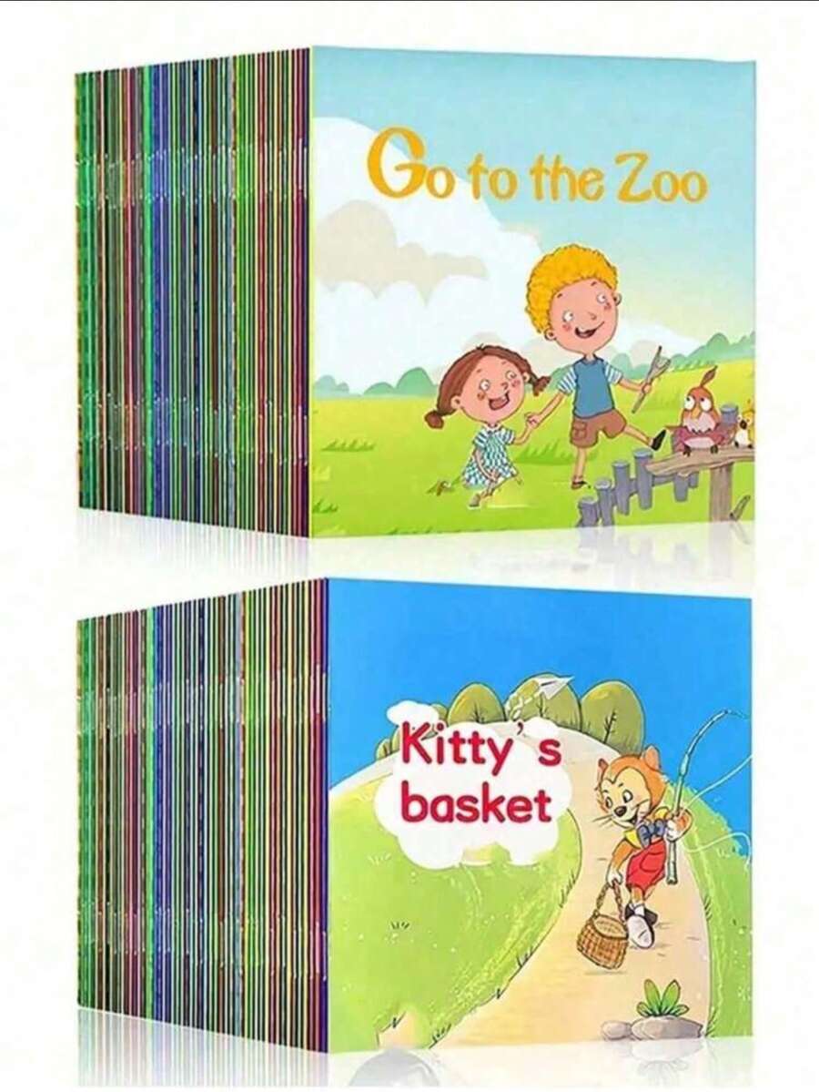 30/60 Preschool English Graded Reading Picture Books Enlightenment Early Education Story Books 60 Books Christmas, Christmas Gifts, New Year Gifts English Graded Reading 60 Books Completed, Audio Picture Books Halloween, Christmas Gifts, Great Gifts - Multicolor - View 1
