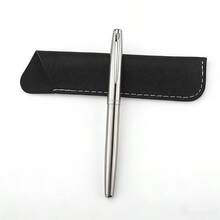Jinhao 911 Luxury Matte Black Fountain Pen Elegant Business Office Writing Pen - 911 Silver and Bag - View 13