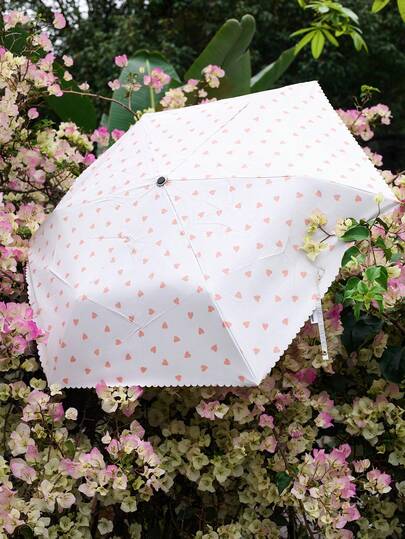 Mini Travel Sun Umbrella For Women, UV Protection Compact Lightweight Pocket Umbrella, Cute Stylish Design Manual Open Close, Portable Small Umbrella For Purse & Backpack