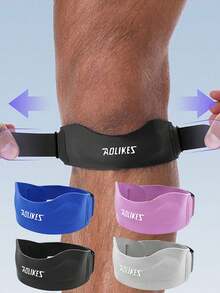 AOLIKES 1pc Sports Compression Shock-Absorbing Adjustable Thick Quick-Dry Running Knee Pad - Multicolor - View 1