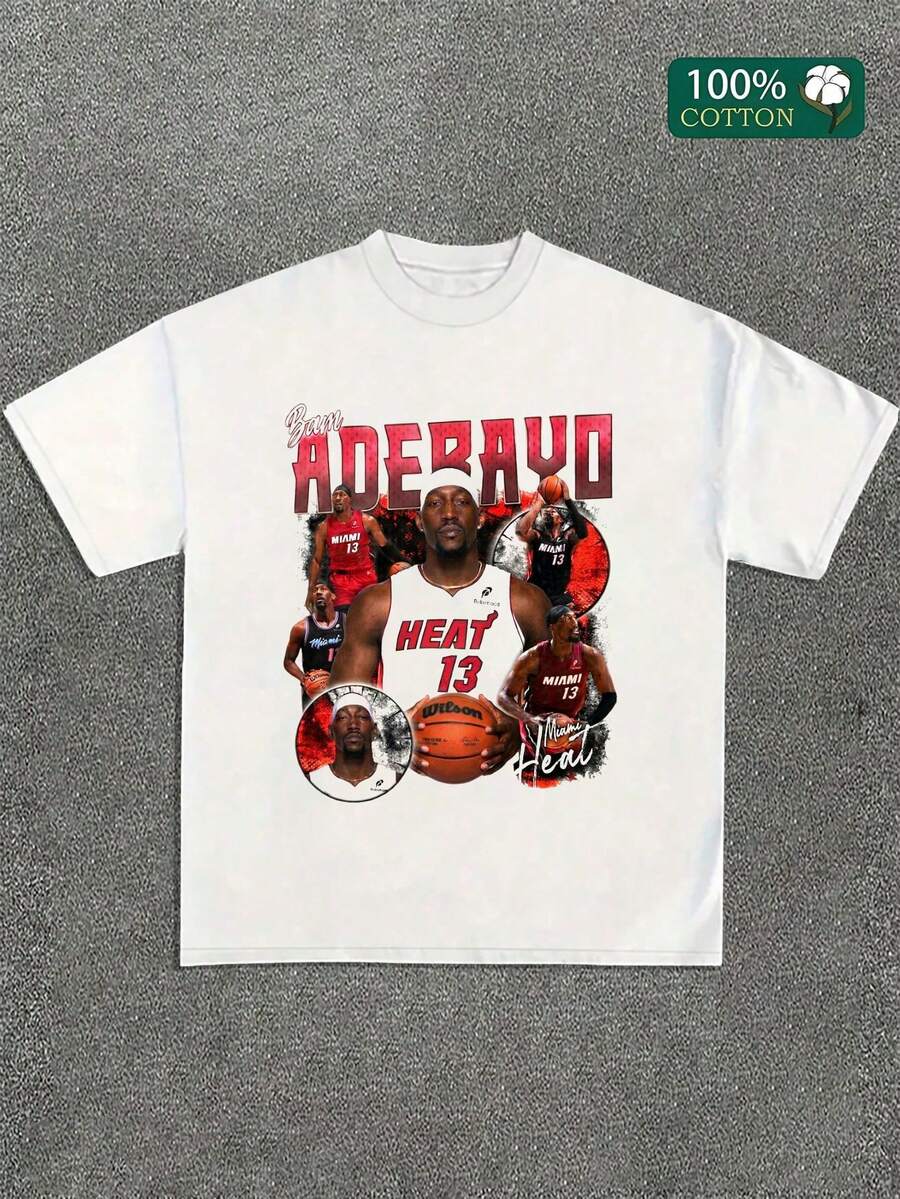 Bam Adebayo 83 Points Shirt, Historic New Record Game Tee, Miami Basketball Legend Graphic Shirt, Sports Fan Gift, Adebayo Fan Tee - 白色 - 查看 1