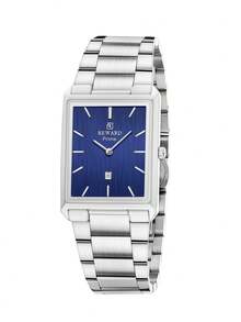 Đồng hồ nam REWARD Quartz kiểu dáng công sở thời trang, hiển thị giờ, lịch, kim dạ quang, đa chức năng, chất lượng cao, quà tặng, thiết kế cổ điển, dây đeo bằng thép không gỉ. - Bạc - Xem 10