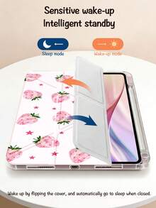 Ayotu 粉色星形草莓保护套，兼容 iPad A16、iPad Pro 13/12.9/11、iPad Air 11/13、iPad mini、iPad Air 11 英寸、Kindle（第 11 代，2024 年发布）、Kindle Paperwhite（第 12 代，2024 年发布） - 彩色 - 查看 8