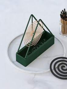 1个壁挂式金属蚊香架，便携式户外驱蚊盒，檀香香炉，多功能庭院蚊香托盘，复古创意金属蚊香炉，适用于室内外/厨房配件/房间装饰/花园/节日必备/家居装饰/复活节 - 彩色 - 查看 7