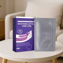 【专业级美白】牙齿美白贴，即刻见效，防滑，干膜设计，亮白笑容，有效去除吸烟、饮酒、饮水造成的牙渍 - 全部 - 查看 8