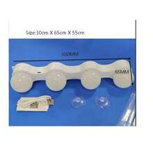 Espelho de Maquiagem com Luz LED, Luz de Vaidade de Banheiro Portátil com Ventosa, Luz de Transmissão ao Vivo USB, Luminária de Vaidade de Quarto - Tamanho Único - Visão 8