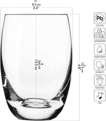 Rondelles de tasse - Eau 360 ml (pack de 12) - Voir 2