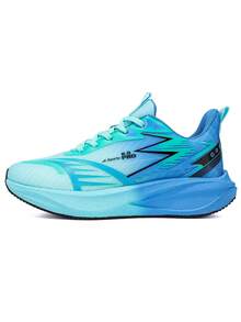 Women's 2026 Carbon Plate Running Shoes, Shock-Absorbing Breathable Running Sneakers, Lightweight Professional Racing Training Sports Shoes - Baby Blue - View 8