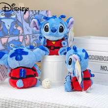 Disney 迪士尼官方授权《星际宝贝》史迪奇毛绒背包挂件/钥匙扣，可爱史迪奇配饰，节日礼物 - 彩色 - 查看 3