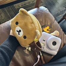 Rilakkuma Makeup Bag, Miscellaneous Item Storage Bag, Large-Capacity Portable  Bag, Photography Equipment Case, Holiday Gift For Girlfriend, Birthday Gift - mặc định - Xem 6