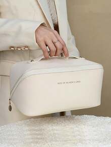 1pc Large Capacity Travel Makeup Bag - Multi-Function Bathing Set - Waterproof Cosmetic Bag - Women's Portable Storage Pouch - Makeup Bag - Makeup Storage Box - Makeup Storage Container - Makeup Storage Box - Best Gift For Family Or Girlfriend - Multicolor - View 6
