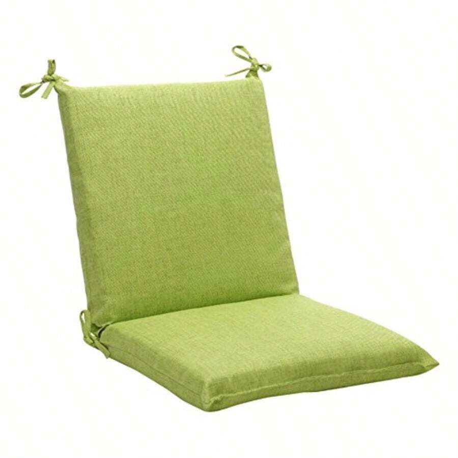 Pillow Perfect Indoor/Outdoor Green Textured Solid Square Chair Cushion - Verde - Ver 1