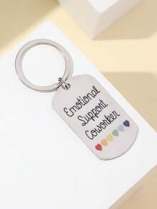 LGBTQ彩虹旗钥匙扣 你与我同在 LGBT 同性恋骄傲 女同性恋 跨性别配饰 - 彩色 - 查看 9