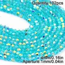 4/6毫米时尚亮面菱形玻璃珠，手工DIY首饰制作材料，适用于项链和手链 - DIY - 查看 15