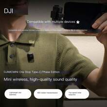 大疆 DJI Mic Mini 迷你無線高品音質 降噪領夾麥克風【安卓+蘋果15/16/17系列+相機】相機版 一拖一 - 查看 6