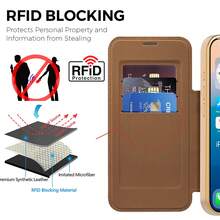 商务PU皮革翻盖钱包式手机壳,带卡槽,电镀磁吸式设计,带镜头保护膜,支持无线充电,全身防震,兼容 17/17Air/17Pro/17Pro Max,以及三星Galaxy S26 Ultra/S25 Ultra/S24 Ultra/S23 Ultra/S22 Ultra/A07/A017/A56。 - 金色 - 查看 7