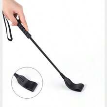 1pc High Quality Genuine Leather Riding Crop - 50cm/19.68 Inches, Suitable For Equestrian Training And Riding, Training Equipment - Multicolor - View 7