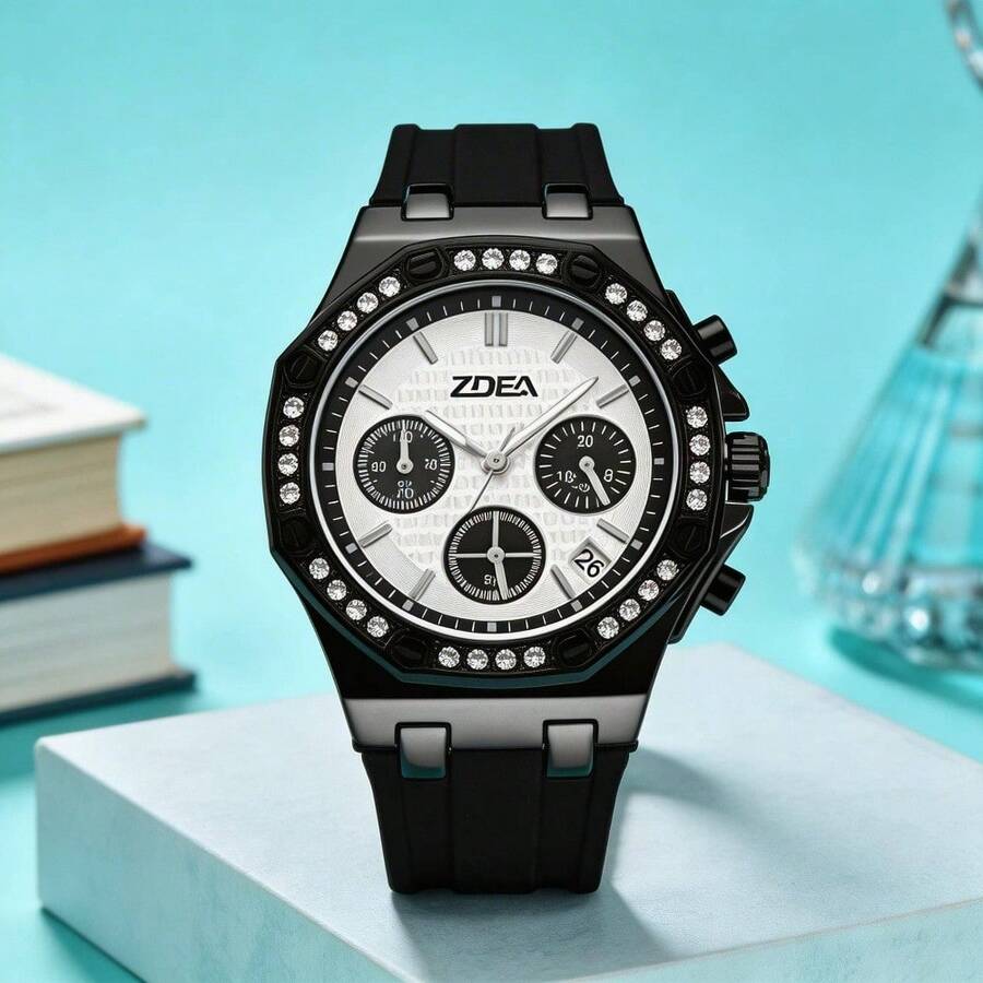 ZOEA Men Mechanical Watches - 黑與白 - 查看 1