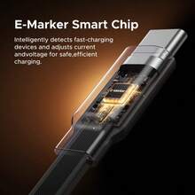 UGREEN 100W Nexode Retractable USB C Cable, Type C Cord USB C Charger Cable Compatible With IPhone 17/16/15, Pro/Air, Galaxy S25/S24/S23, Pro/Air, Pixel 10/9, Switch - Black - View 6