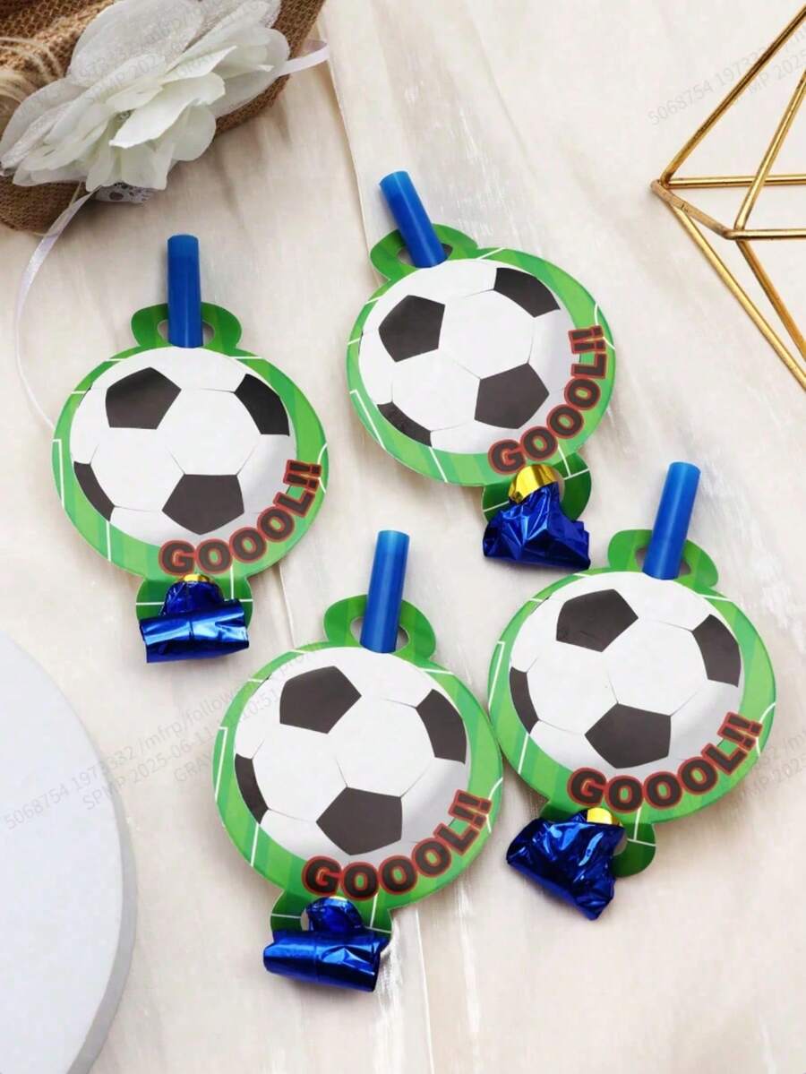 1pc Football Cheerleader Blow Horn Prop, Suitable For Sports Meet, Birthday Party, Fun Decor, Football Themed Sports Party Set, Applicable For Party Or Football Match, Birthday Party, Wedding And Cheerleading Performance, Can Be Used As Gift, Party Favor, Party Supplies, Party Decoration, Birthday Gift, World Cup - View 1